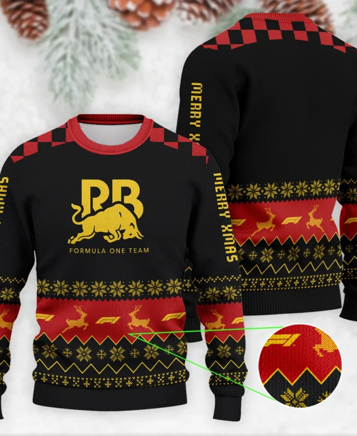 Merry X-Mas Racing Bulls Formula 1 - Ugly Sweater BLVAF1220925A8RAC