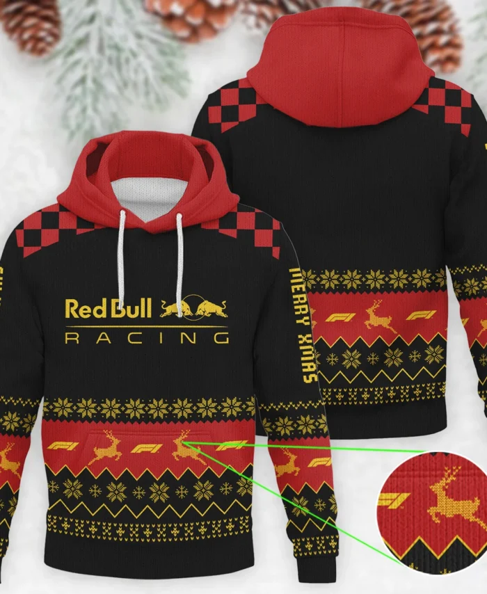 Merry X-Mas Red Bull Racing Formula 1 - Knitted Hoodie BLVAF12209250A8RBR