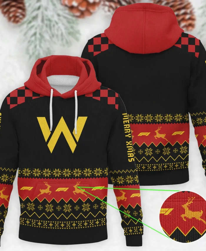 Merry X-Mas Williams Formula 1 - Knitted Hoodie BLVAF12209250A8WIL