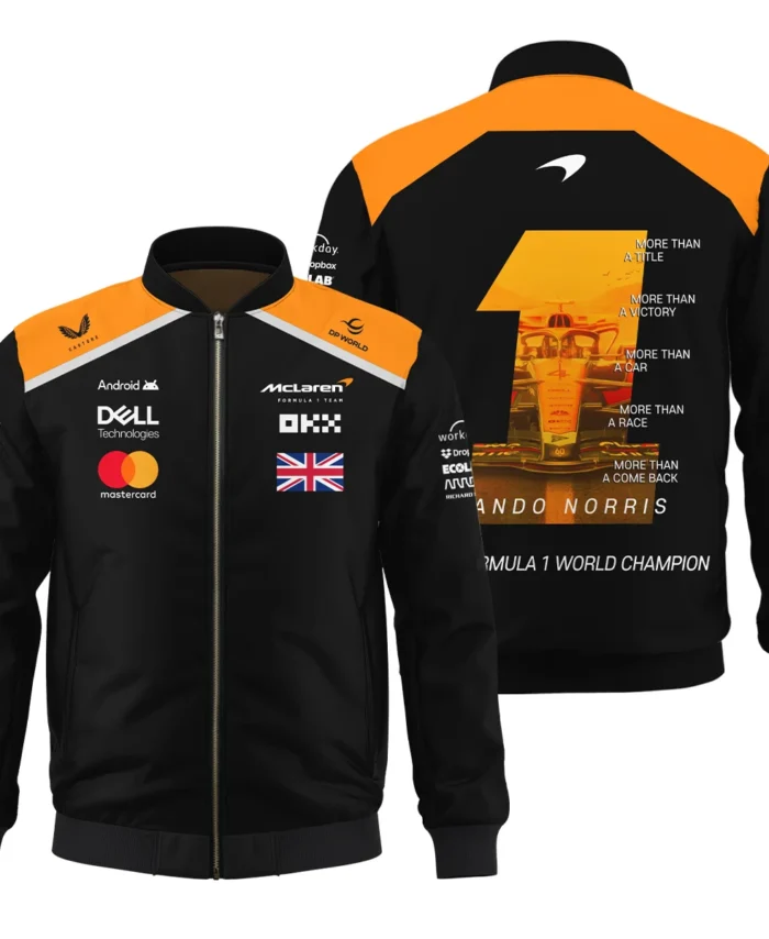 More Than A Champion Lando Norris McLaren F1 Team Bomber BLNRWDCA2BB