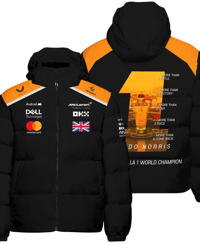 More Than A Champion Lando Norris McLaren F1 Team Down & Puffer Jackets BLNRWDCA2HCJ