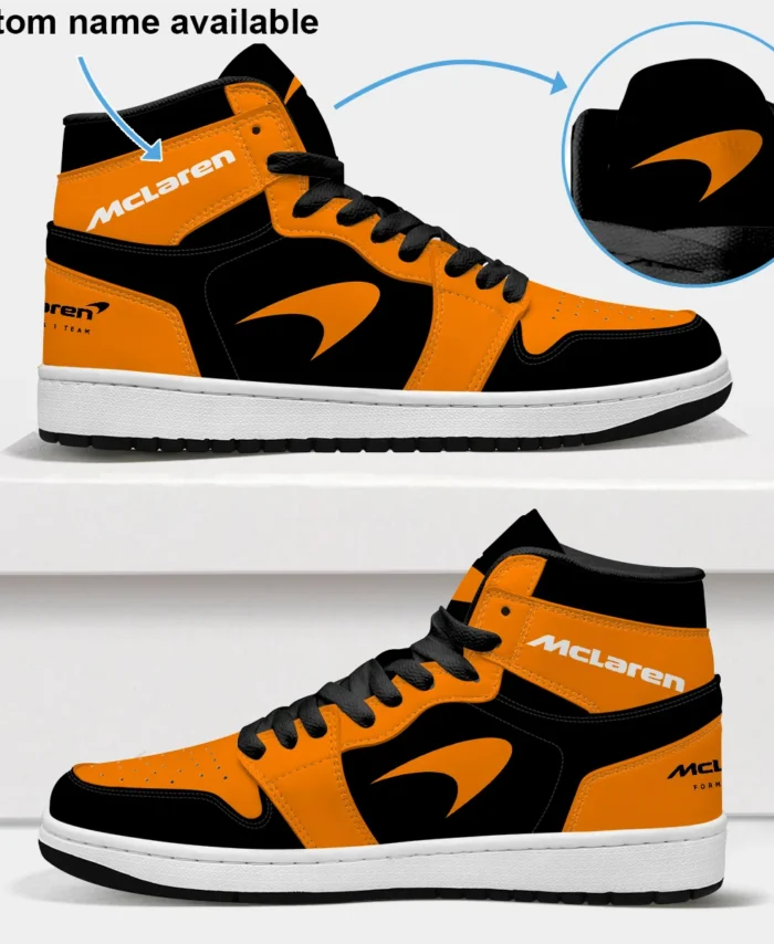 Orange Black Custom Shoes Exclusive Logo Air Jordan 1 High BLMCL17725A2