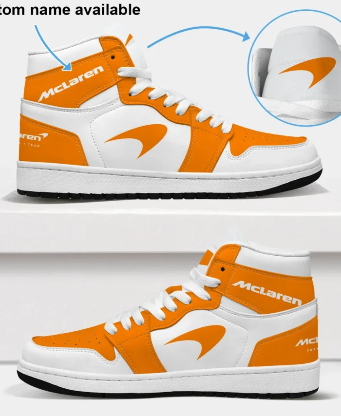 Orange White Custom Shoes Exclusive Logo Air Jordan 1 High BLMCL17725A1
