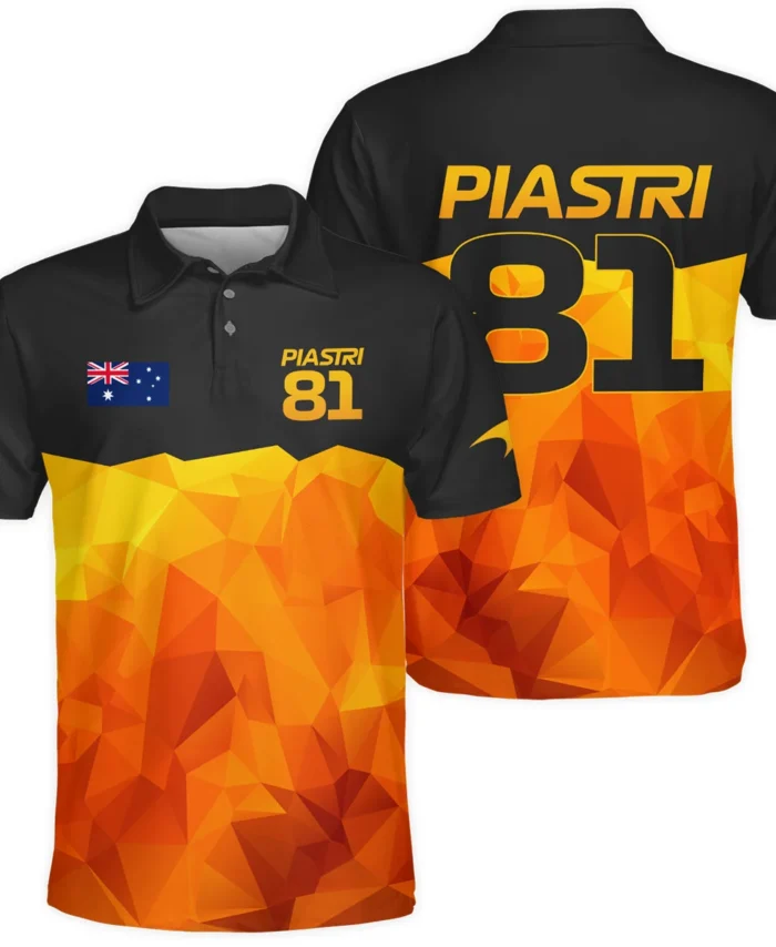 Oscar Piastri Exclusive Fan Gear Limited Edition Polo Shirt BLOP13725A1PL