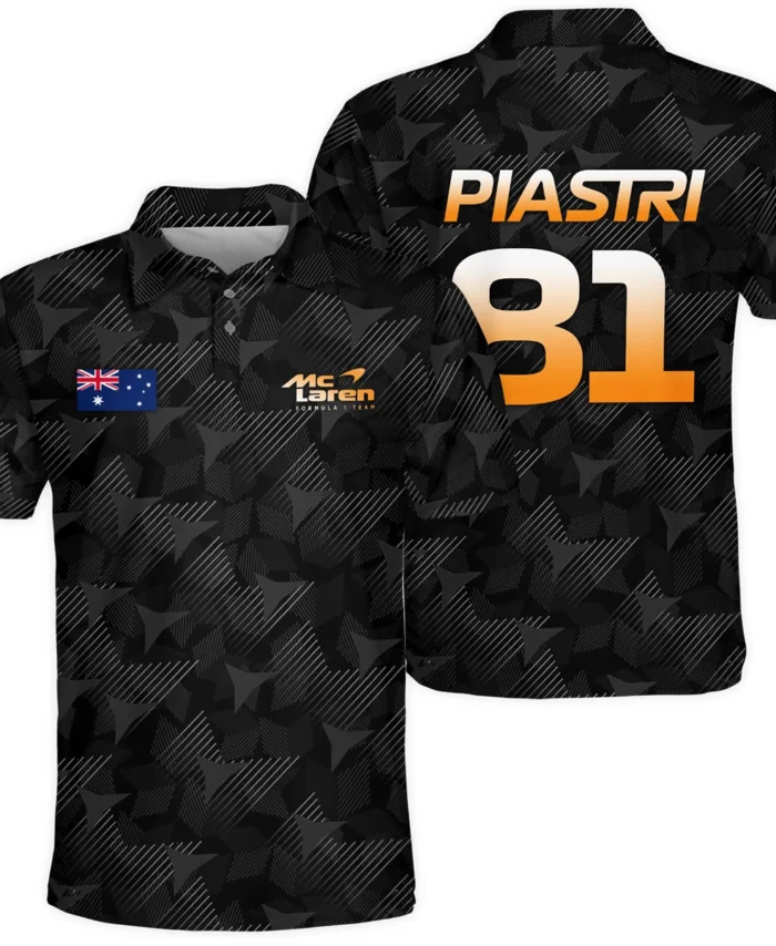 Oscar Piastri Exclusive Fan Gear Limited Edition Polo Shirt BLOP13725A2PL