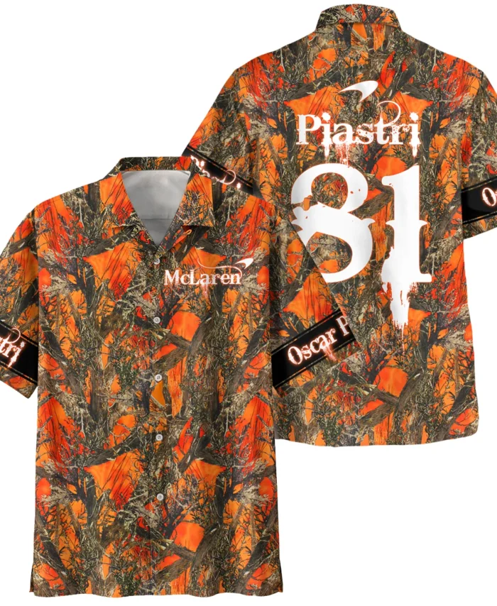 Oscar Piastri Hunting Camo McLaren F1 Hawaiian Shirt BLOP2825A1HW