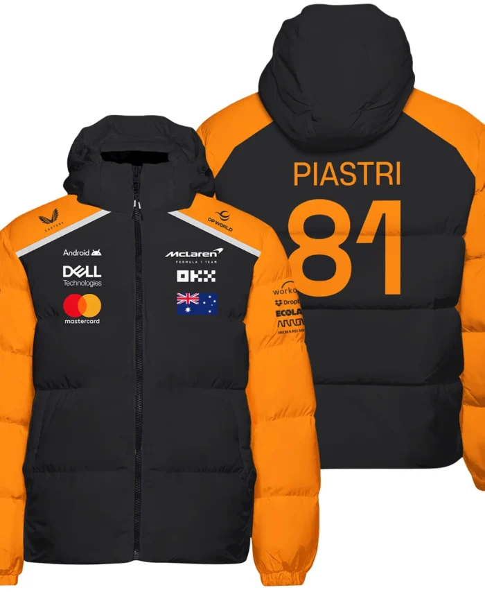 Oscar Piastri McLaren F1 Exclusive Down & Puffer Jackets BLF1290325A4HCJ