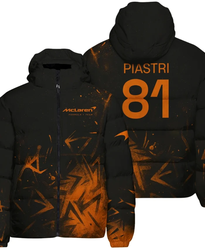 Oscar Piastri McLaren F1 Exclusive Down & Puffer Jackets BLMCL3525A3OPHCJ