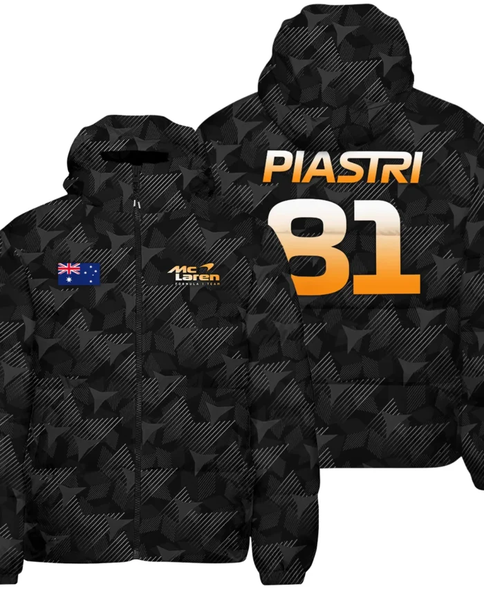 Oscar Piastri McLaren F1 Limited Edition Down & Puffer Jackets BLOP13725A2HCJ