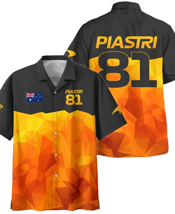 Oscar Piastri McLaren F1 Limited Edition Hawaiian Shirt BLOP13725A1HW