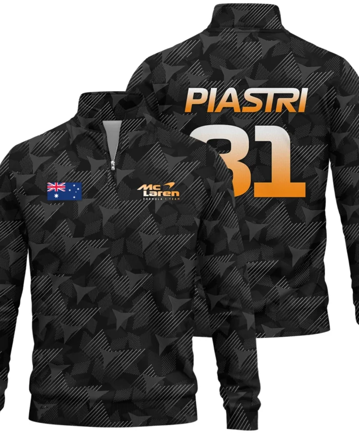 Oscar Piastri McLaren F1 Limited Edition Quarter-Zip Sweatshirt BLOP13725A2QZS