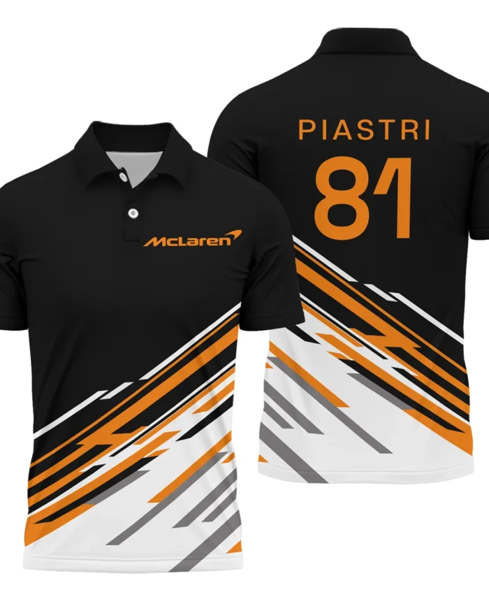 Oscar Piastri McLaren F1 Polo Shirt All Over Prints BLOP10425A2PL