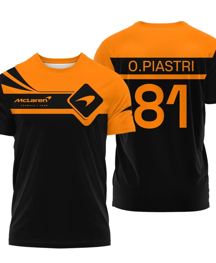 Oscar Piastri McLaren F1 T-Shirt All Over Prints BLMCL5525A3TS