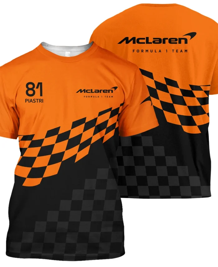Oscar Piastri McLaren F1 T-Shirt All Over Prints BLOP10425A1TS