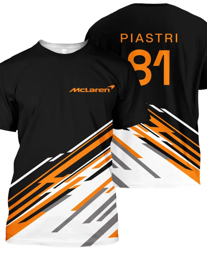 Oscar Piastri McLaren F1 T-Shirt All Over Prints BLOP10425A2TS