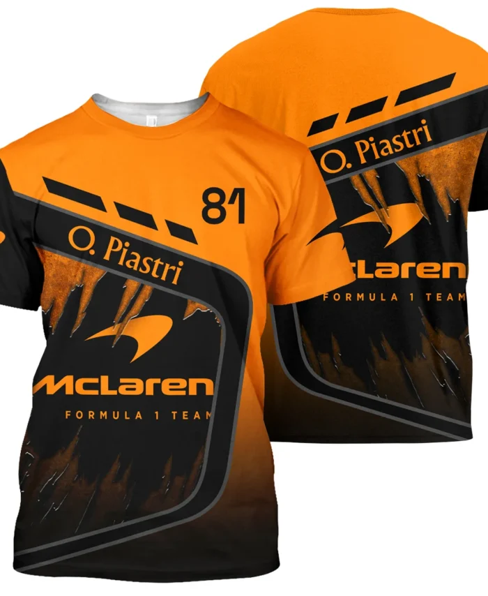 Oscar Piastri McLaren F1 T-Shirt All Over Prints BLOP3425A1TS