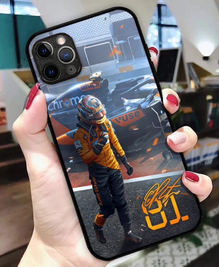 Oscar Piastri McLaren F1 Team Phone Case - Dustproof, Scratch & Shock Resistant - BLMCL2625A21