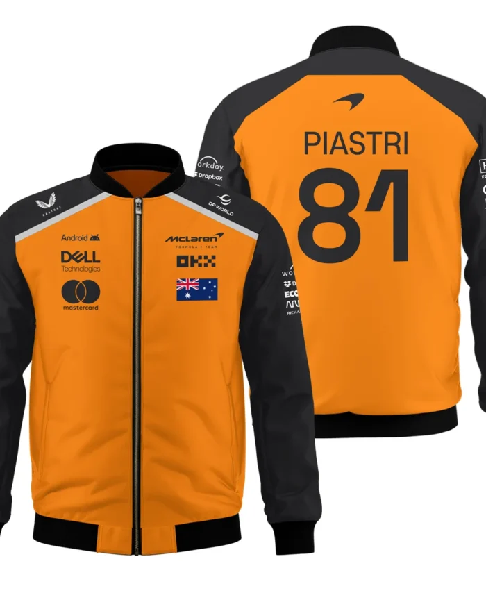 Oscar Piastri McLaren Formula One Exclusive Logo Bomber BLF1290325A3MCLBB
