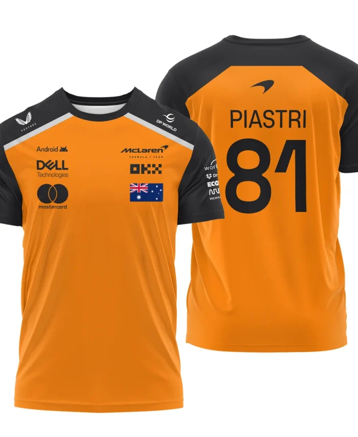 Oscar Piastri McLaren Formula One Exclusive Logo T-Shirt BLF1290325A3MCLTS