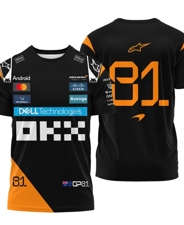 Oscar Piastri McLaren Formula One Exclusive T-Shirt BLF1180525A4TS