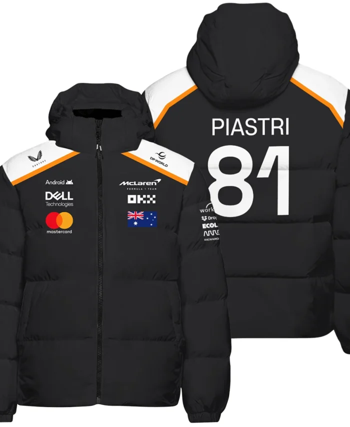 Oscar Piastri OP81 McLaren F1 Exclusive Down & Puffer Jackets BLF19625A4HCJ