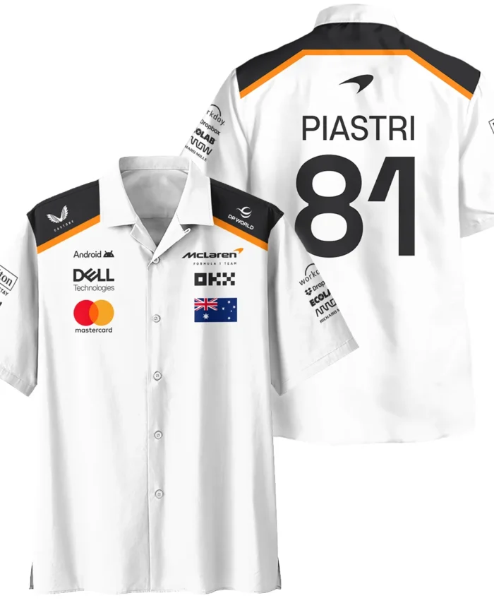 Oscar Piastri OP81 McLaren F1 Exclusive Hawaiian Shirt BLF19625A3HW