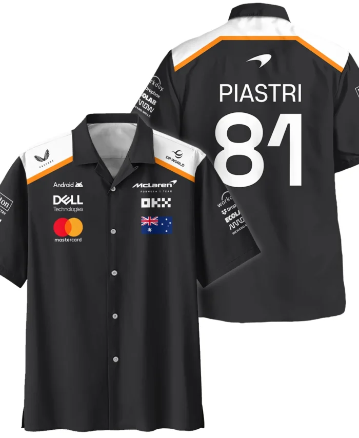 Oscar Piastri OP81 McLaren F1 Exclusive Hawaiian Shirt BLF19625A4HW