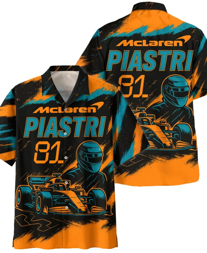 Piastri 81 McLaren F1 Exclusive Hawaiian Shirt BLMCL1625A1HW