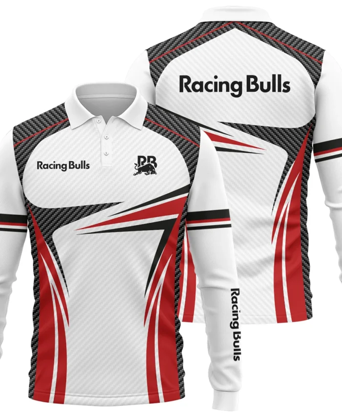 Racing Bulls F1 Team For Fans - Long Polo Shirt BLVAF1031225A1RACLPL