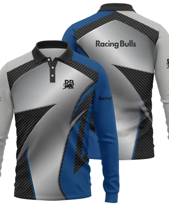 Racing Bulls F1 Team For Fans - Long Polo Shirt BLVAF1031225A2RACLPL