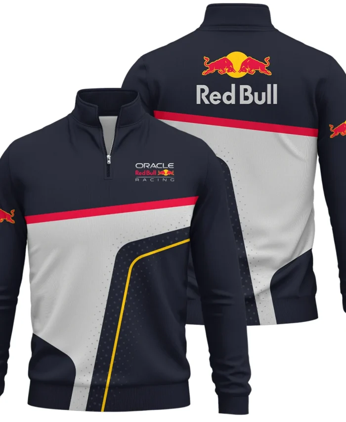 Red Bull Racing F1 Quarter-Zip Sweatshirt All Over Prints BLRBR10525A3QTZ