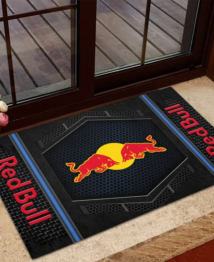 Red Bull Racing F1 Rubber Base Doormat - All Over Print BLF1139A8RBR