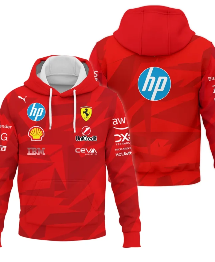Scuderia Ferrari 2025 F1 20 Years of Red Racing Suit Hoodie BLVAFRR281125A3HD
