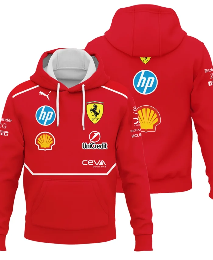 Scuderia Ferrari Racing F1 Exclusive Logo Hoodie BLF1R19325A5HD