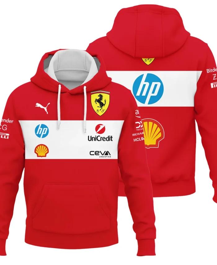 Scuderia Ferrari Racing F1 Exclusive Logo Hoodie BLF1R19325A6HD