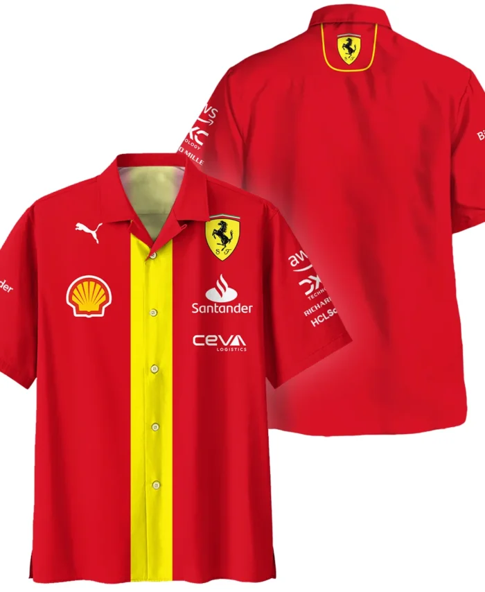 Scuderia Ferrari Racing F1 Hawaiian Shirt All Over Prints BLF1R19325A3HW