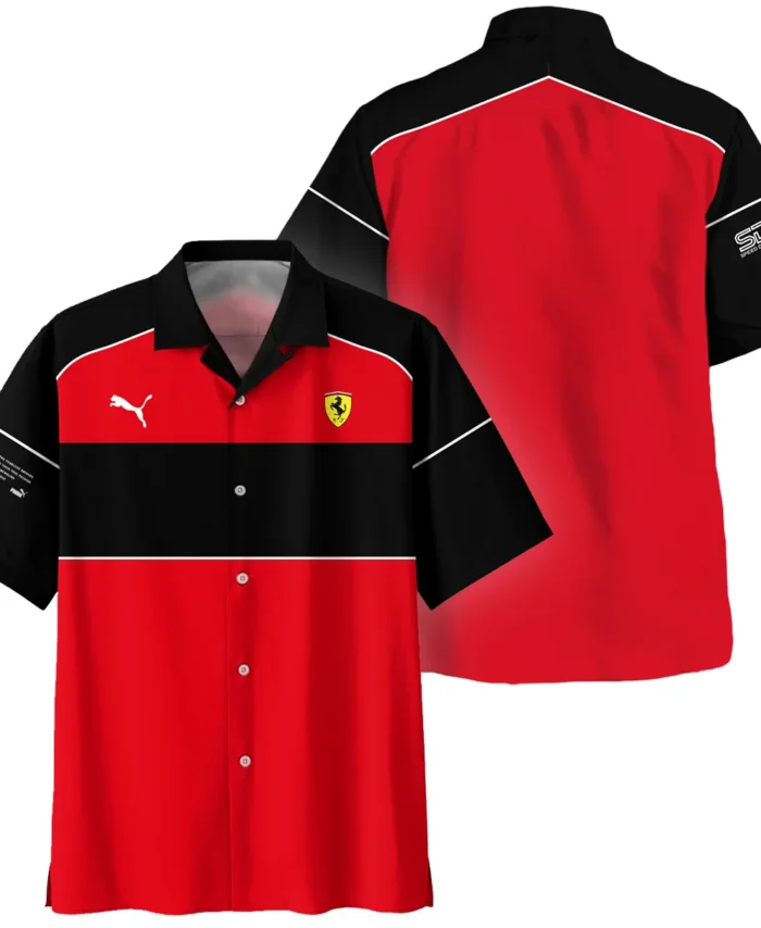 Scuderia Ferrari Racing F1 Hawaiian Shirt All Over Prints BLF1R19325A4HW