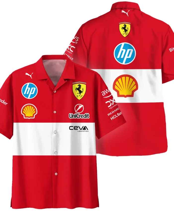 Scuderia Ferrari Racing F1 Hawaiian Shirt All Over Prints BLF1R19325A6HW