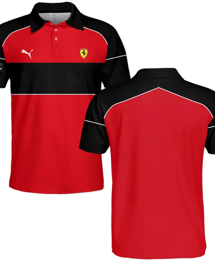 Scuderia Ferrari Racing F1 Polo Shirt All Over Prints BLF1R19325A4PL