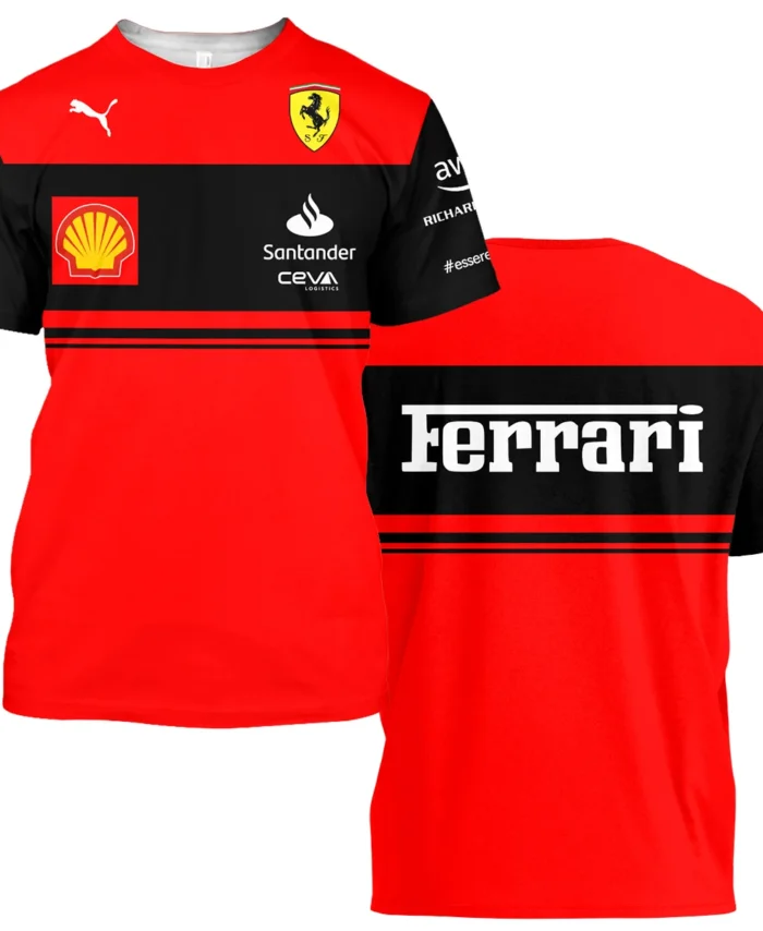Scuderia Ferrari Racing F1 T-Shirt All Over Prints BLF1R19325A1TS