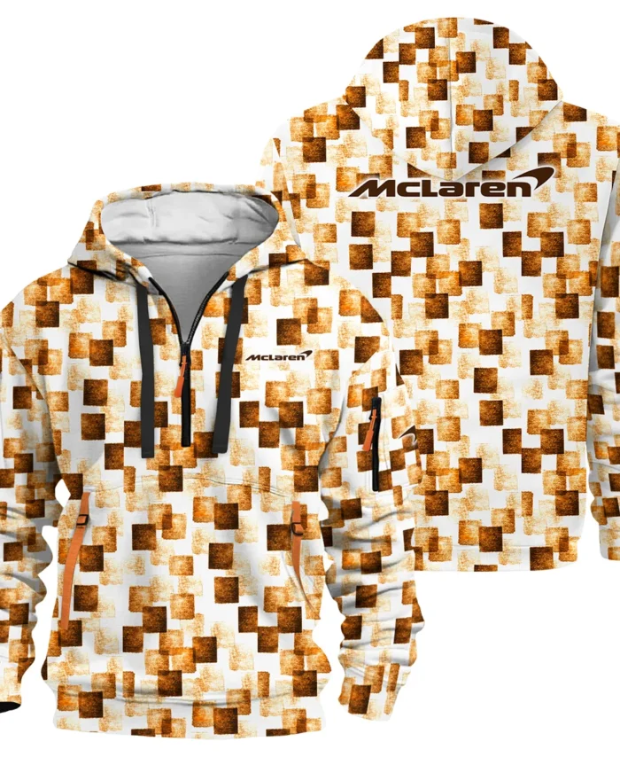 Square Pattern McLaren F1 - Hoodie Half Zip BLMCL201025A2HDF
