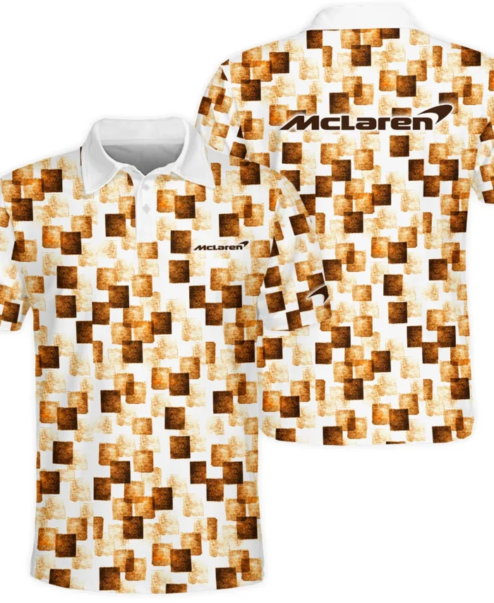 Square Pattern McLaren F1 - Polo Shirt BLMCL201025A2PL