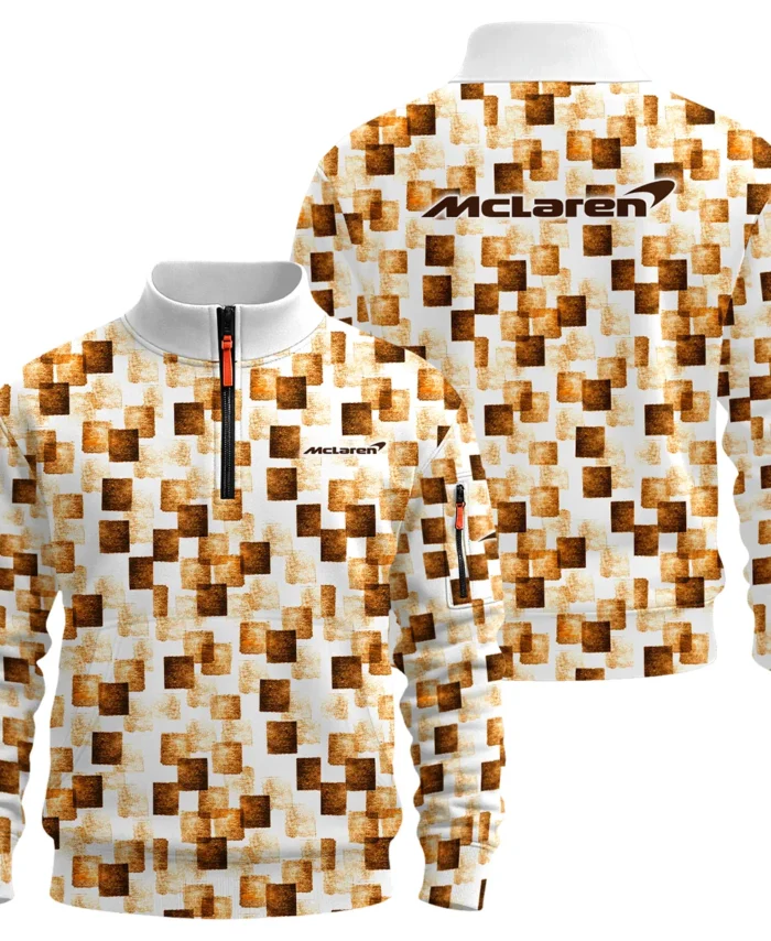 Square Pattern McLaren F1 - Sweatshirt Zipper BLMCL201025A2SHZ