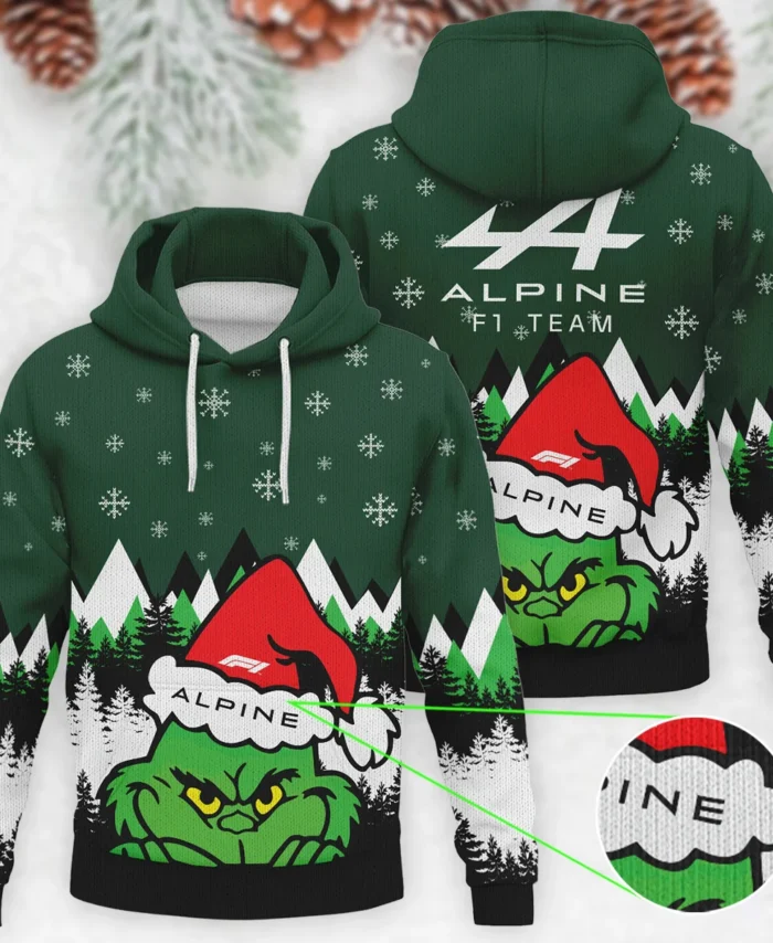 The Grinch Alpine Formula 1 - Knitted Hoodie BLVAF12209250A17ALP