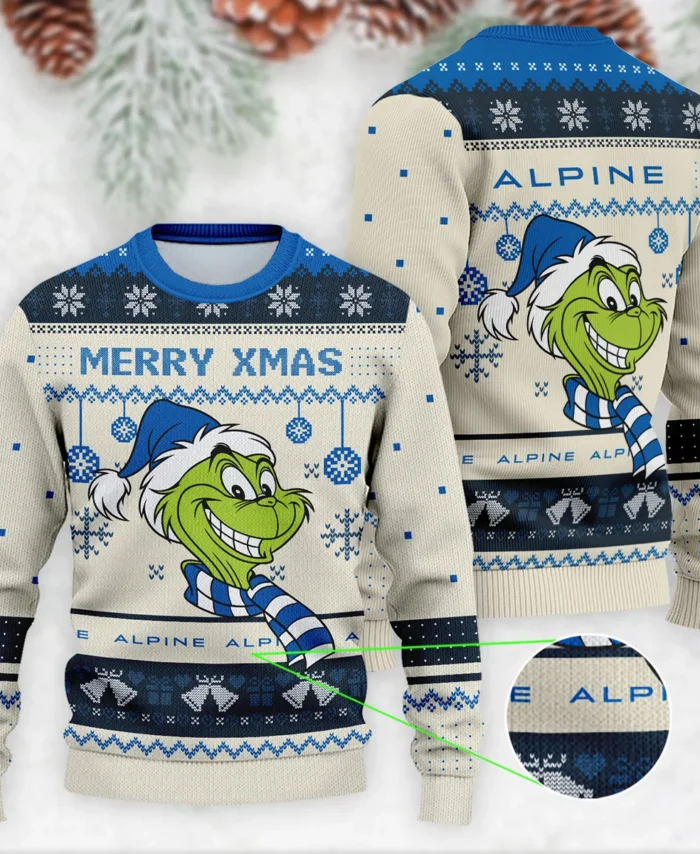 The Grinch x Alpine Formula 1 - Ugly Sweater BLVAF1220925A13ALP