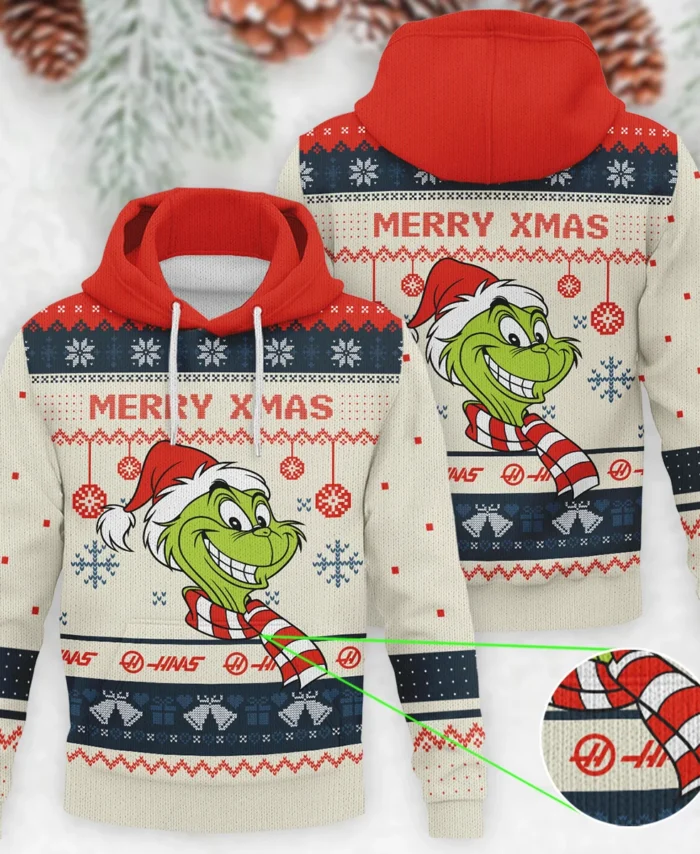 The Grinch x Haas Formula 1 - Knitted Hoodie BLVAF12209250A13HAAS