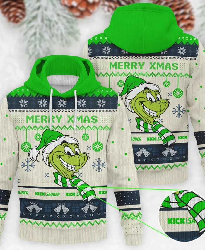 The Grinch x Kick Sauber Formula 1 - Knitted Hoodie BLVAF12209250A13KS