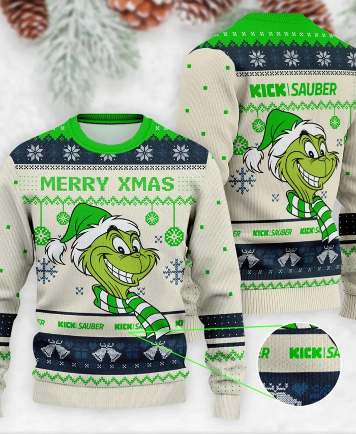 The Grinch x Kick Sauber Formula 1 - Ugly Sweater BLVAF1220925A13KS