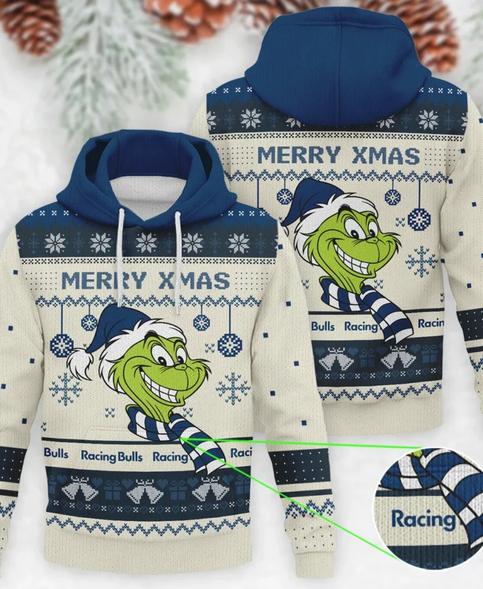 The Grinch x Racing Bulls Formula 1 - Knitted Hoodie BLVAF12209250A13RAC