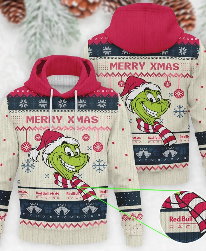The Grinch x Red Bull Racing Formula 1 - Knitted Hoodie BLVAF12209250A13RBR